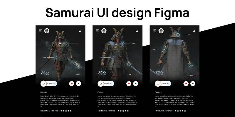 Samurai The Ultimate Samurai Ui Design Figma Ui4free