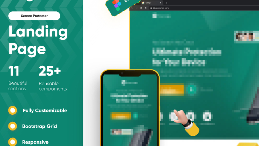 Screen Protector Landing Page