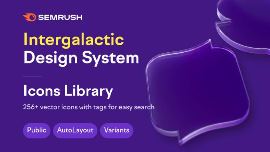 Semrush - Icons Library Figma Template