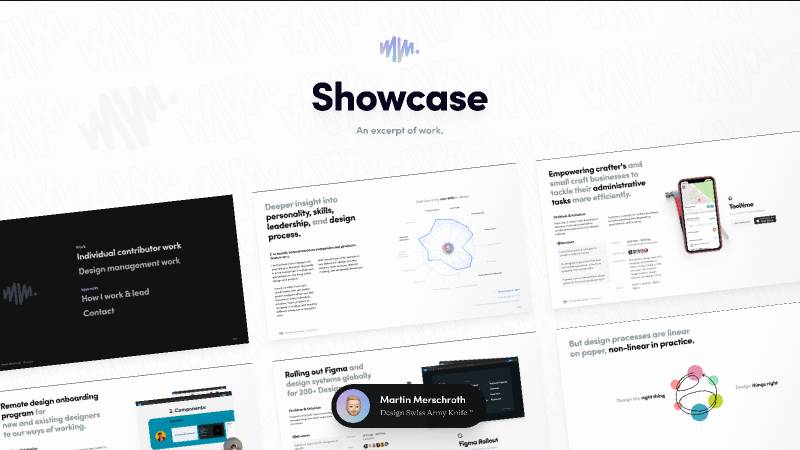 Showcase your past work in Figma