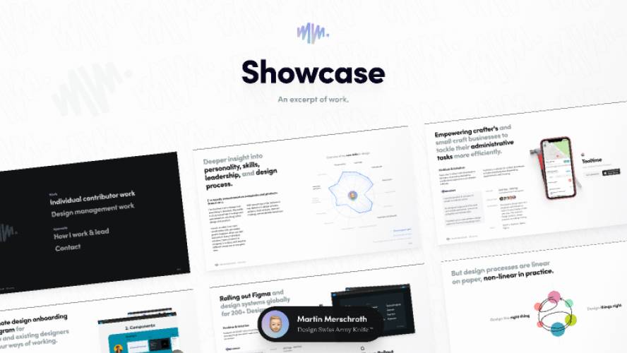 Showcase your past work in Figma