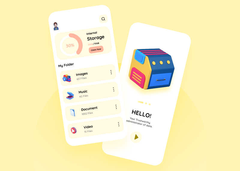 Storage Application Interface Figma