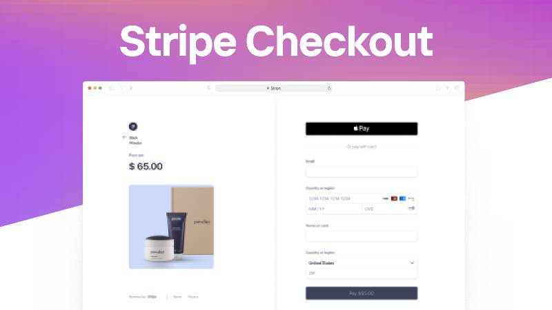 Stripe Checkout Figma Web Component