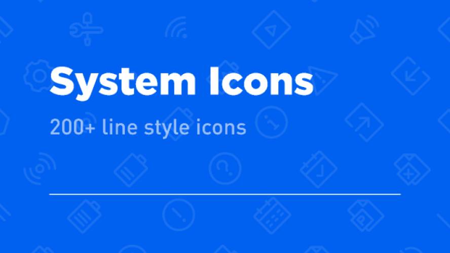 System icon Figma Free Download