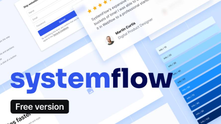 SystemFlow Design System Figma Template