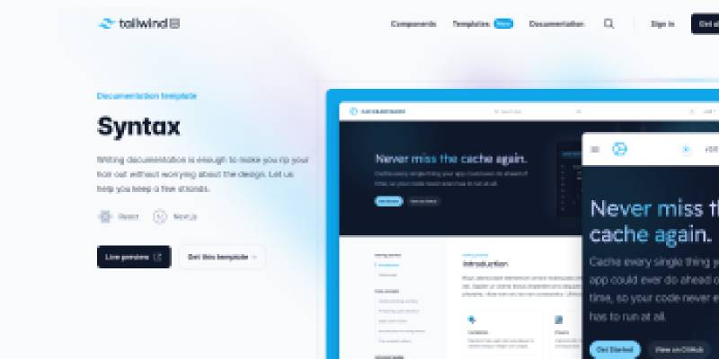 Tailwind Template Page Figma Free Download | UI4Free
