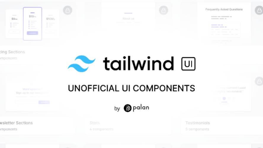 Tailwind UI - Unofficial UI components Figma Template
