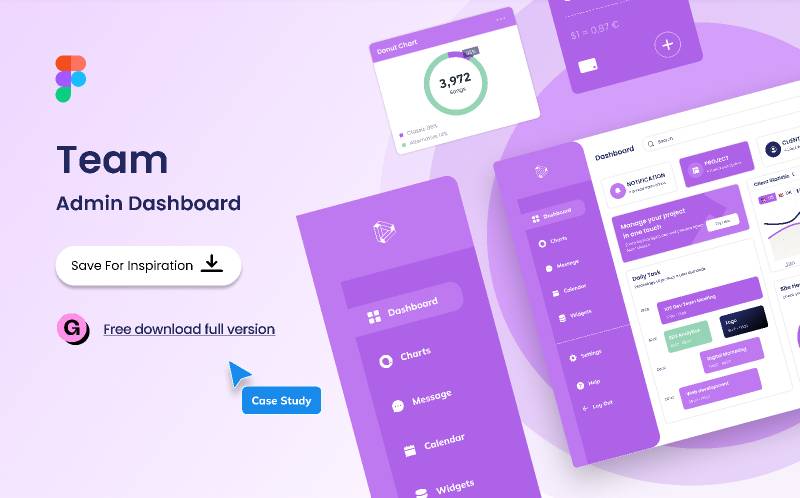 Teams Admin Figma Admin Template | UI4Free