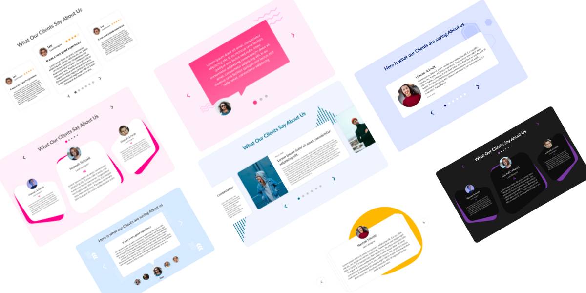 Testimonials Figma Ui Kit | UI4Free
