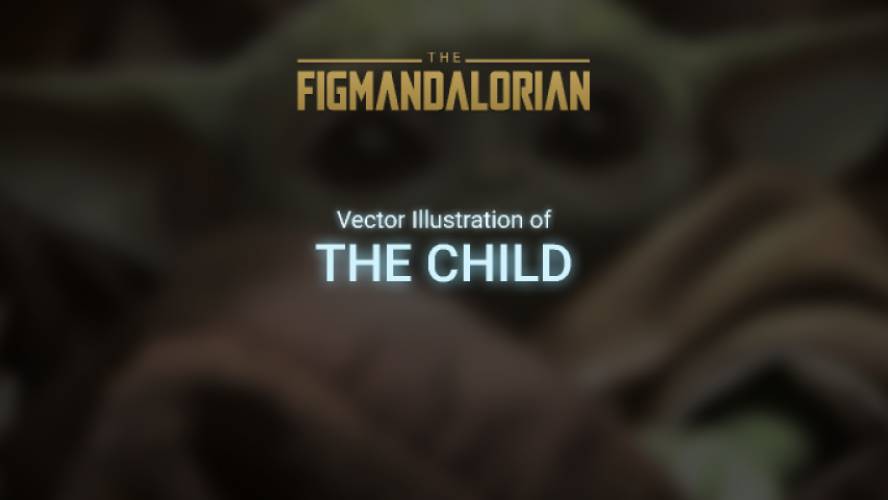 The Child/Baby Yoda Illustration Figma