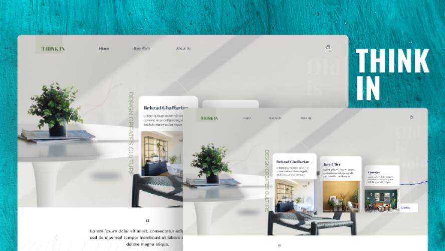 ThinkIn Luxury Furniture Figma Website Template