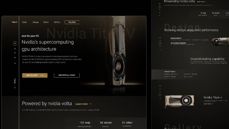 TitanV redesign website figma template