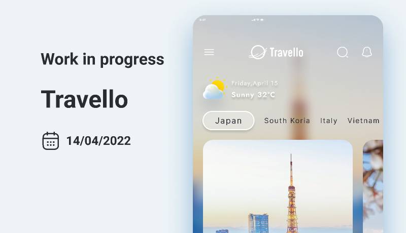 Download Travello Travel Mobile App Template - Ui4free.com