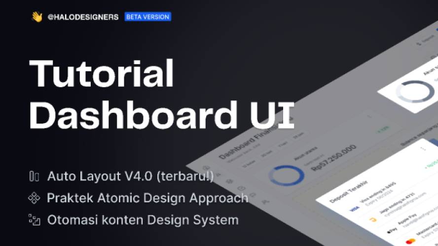 Tutorial Dashboard UI (Beta) Figma Learning