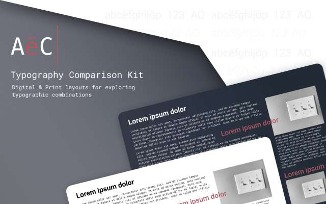 Typography Comparison Figma Kit