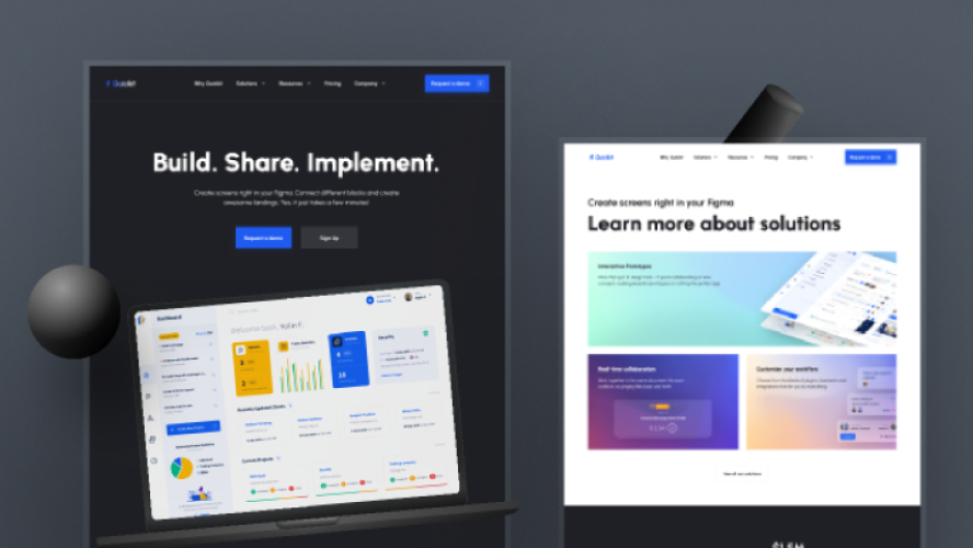 UI Template for Landing Pages (Website) Figma Resource