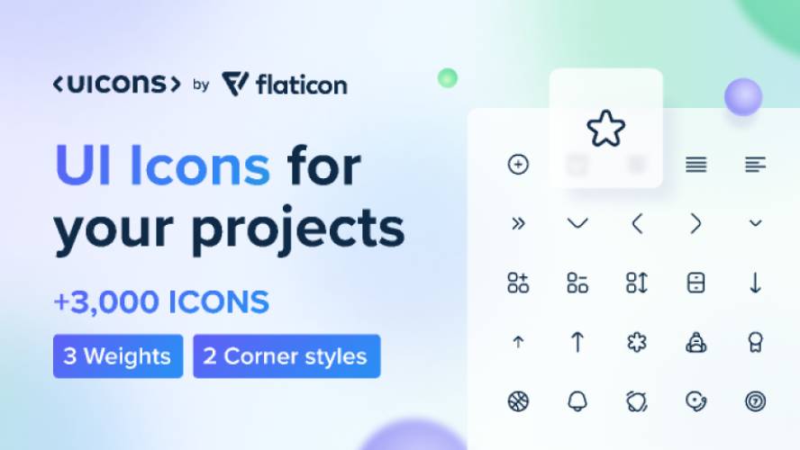 Uicons by Flaticon Figma Free interface icons