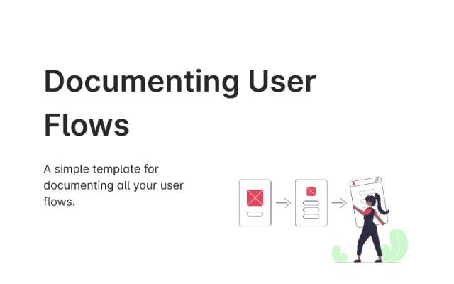 User flows - Documentation Template figma