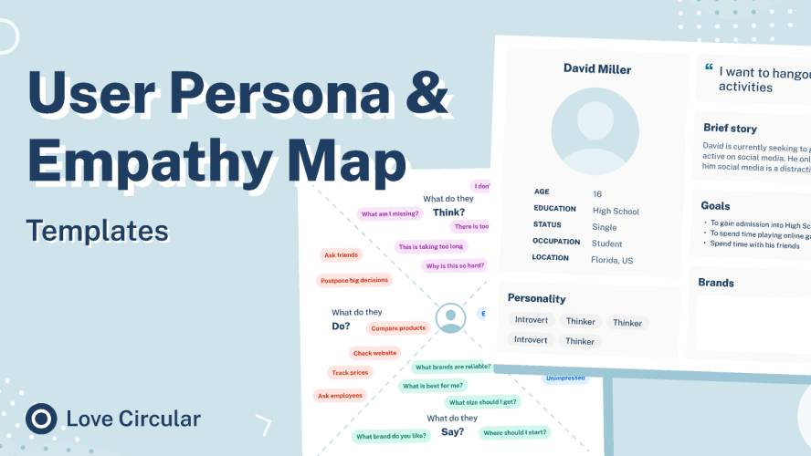 User Persona & Empathy Map Figma Template