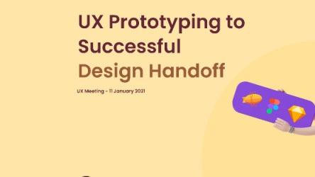 UX Presentation Template - Design Handoff & UX Prototype