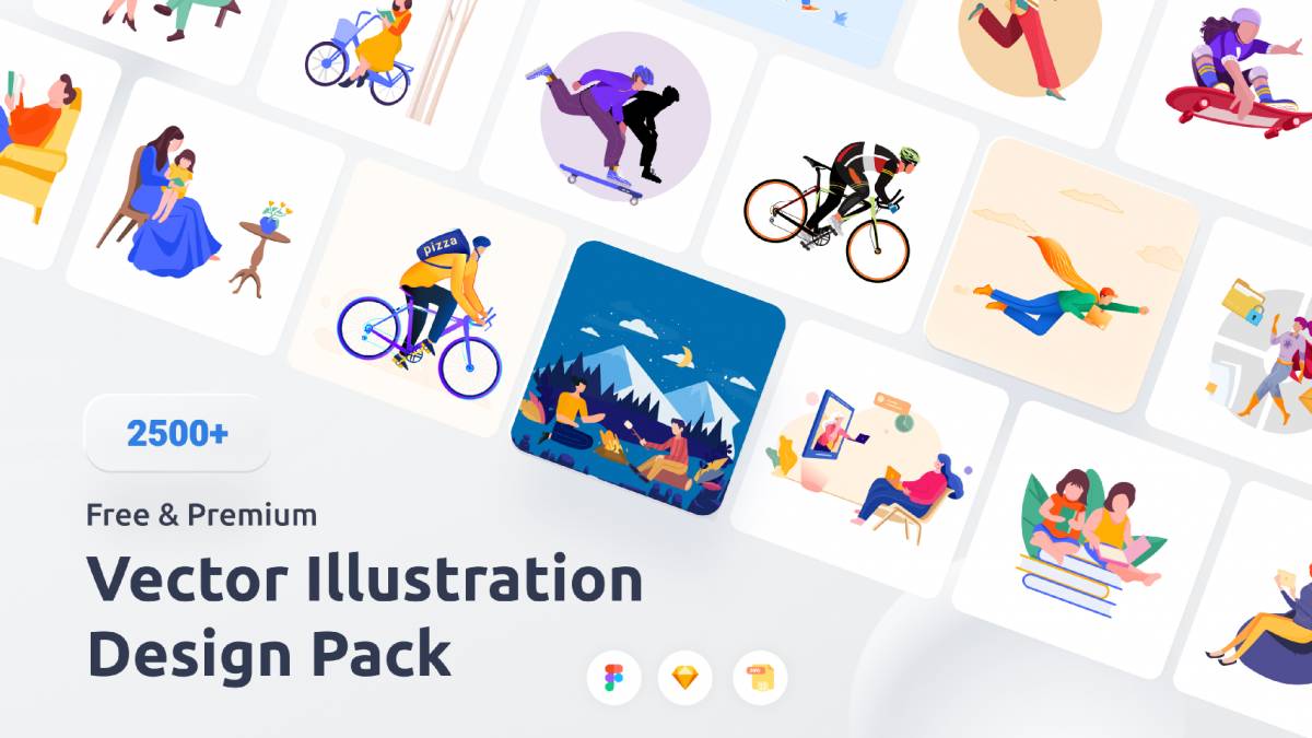Vector Illustration Design Pack Figma Design