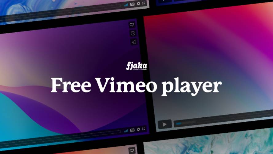 Vimeo player Figma Ui Kit