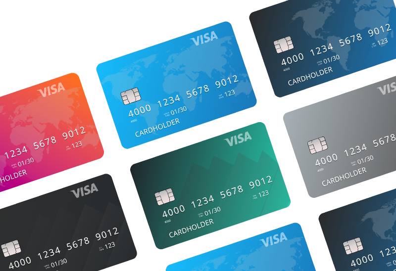 VISA Card design | UI4Free