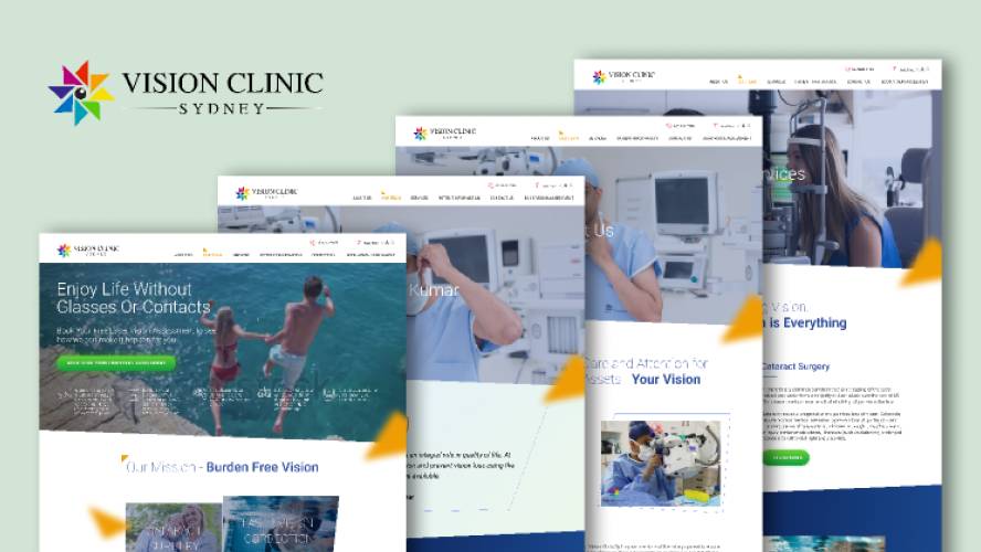 Vision Clinic Figma Website Template