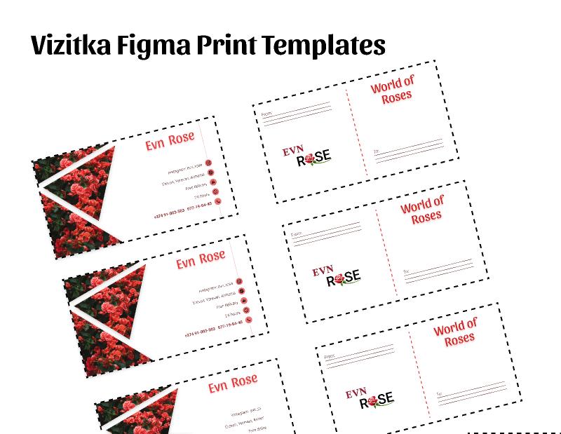 Vizitka Figma Print Templates