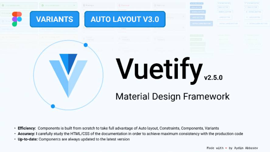 Vuetify — Material Design System Figma
