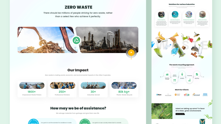 Waste Management Web Design