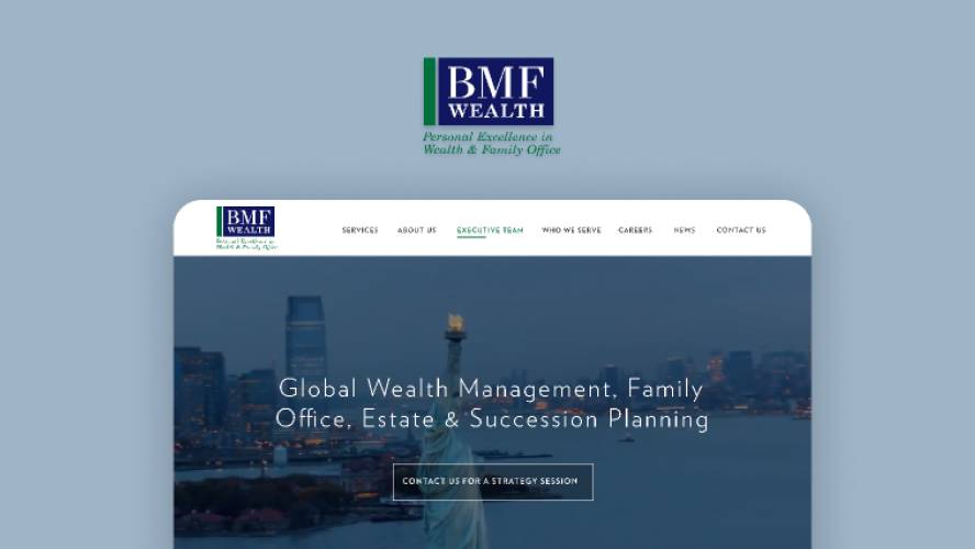 Wealth Management Company - Figma Website Template