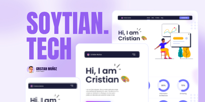Web Soytian Tech Portfolio Figma Template