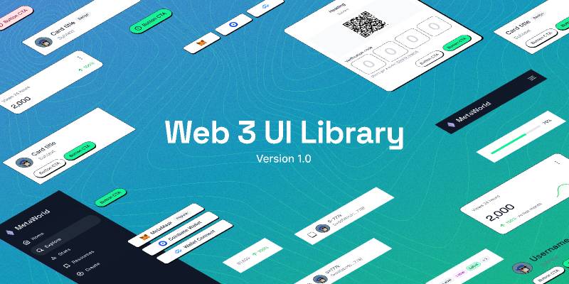 Web3 UI Library Figma Template | UI4Free