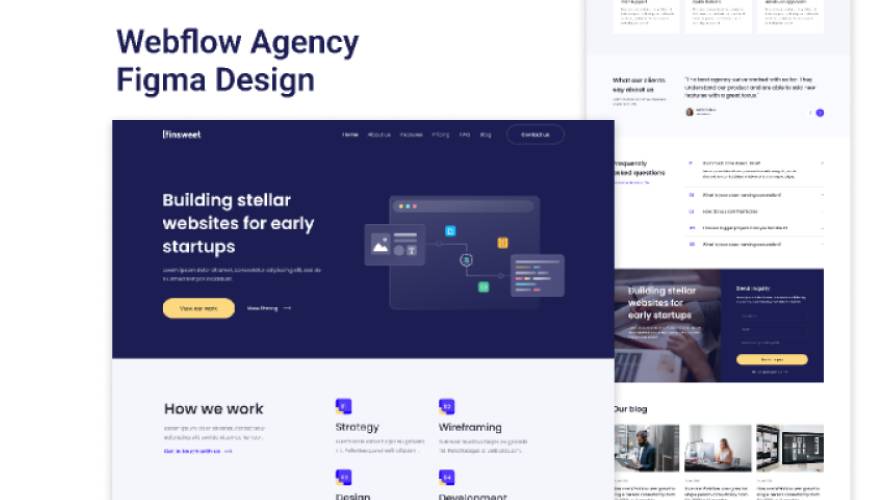 Webflow Agency Figma Design