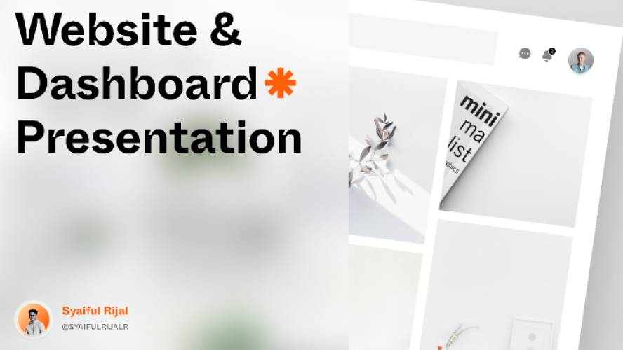 Website and Dashboard Presentation Figma Template