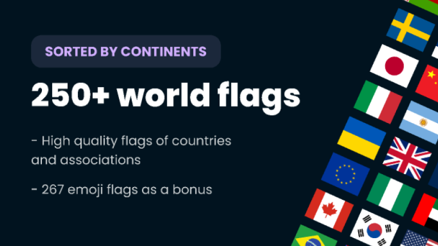World Flags Figma Template