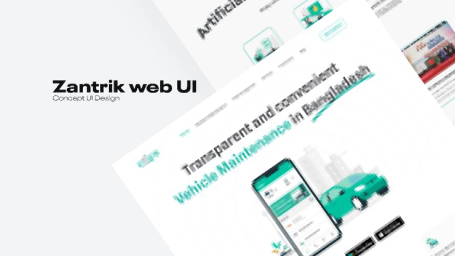 Zankrik Web UI Redesign Figma Website Template